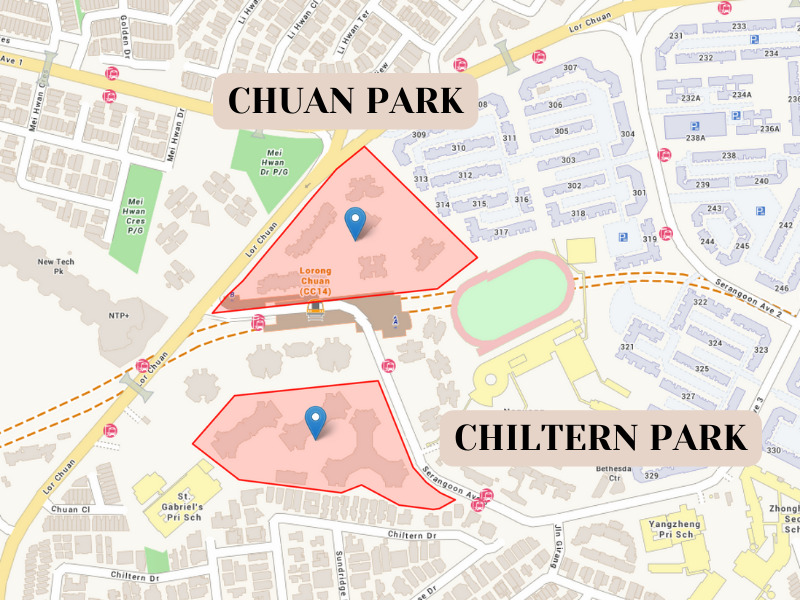 The Chuan Park Land Size vs Chiltern Park Chuan park review